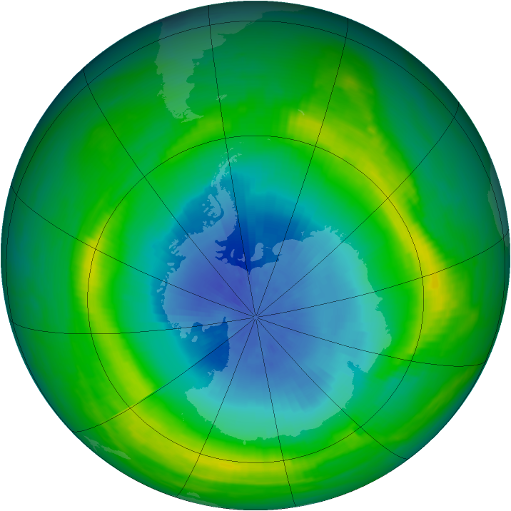 Ozone Map 1980-11-01